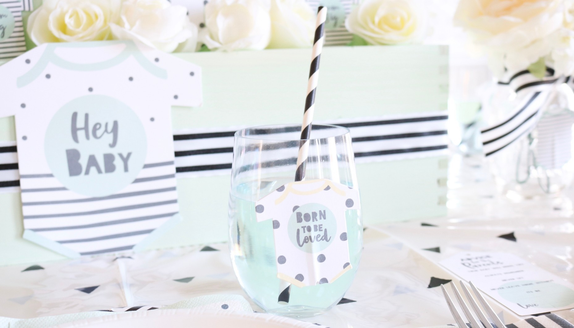 Born to be Loved Gender Neutral Baby Shower Ideas