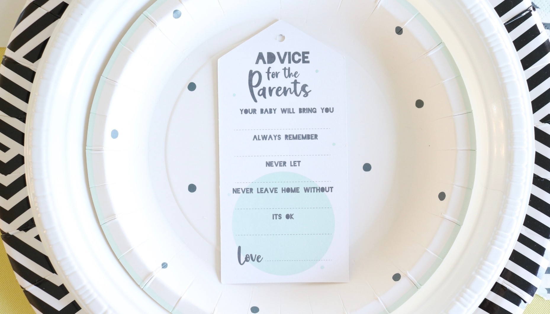 Born to be Loved Gender Neutral Baby Shower Ideas