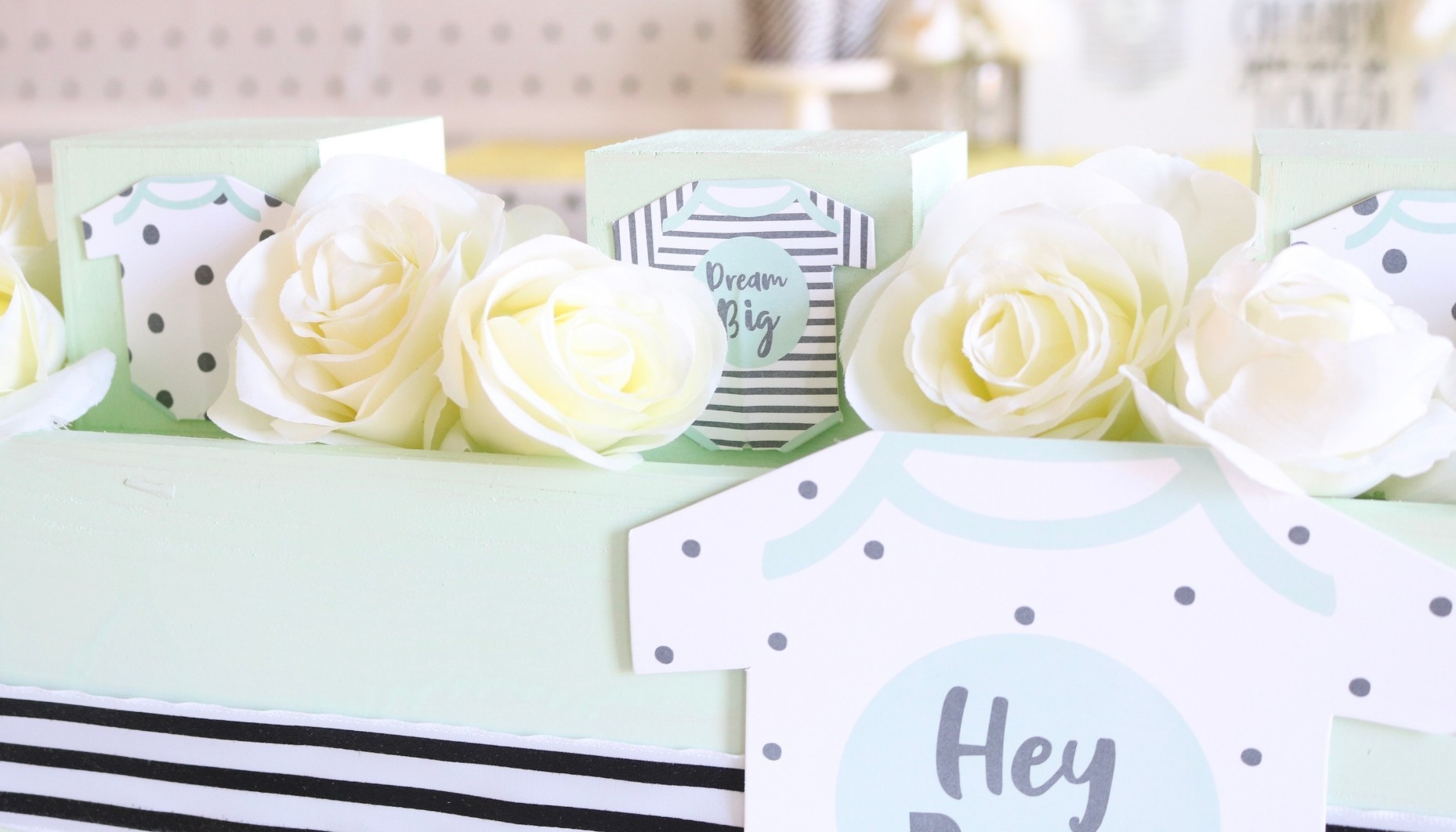 Born to be Loved Gender Neutral Baby Shower Ideas