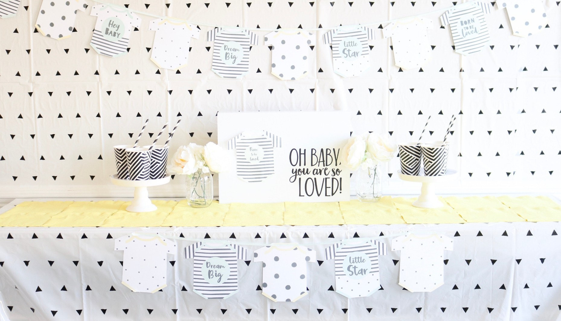 Born to be Loved Gender Neutral Baby Shower Ideas