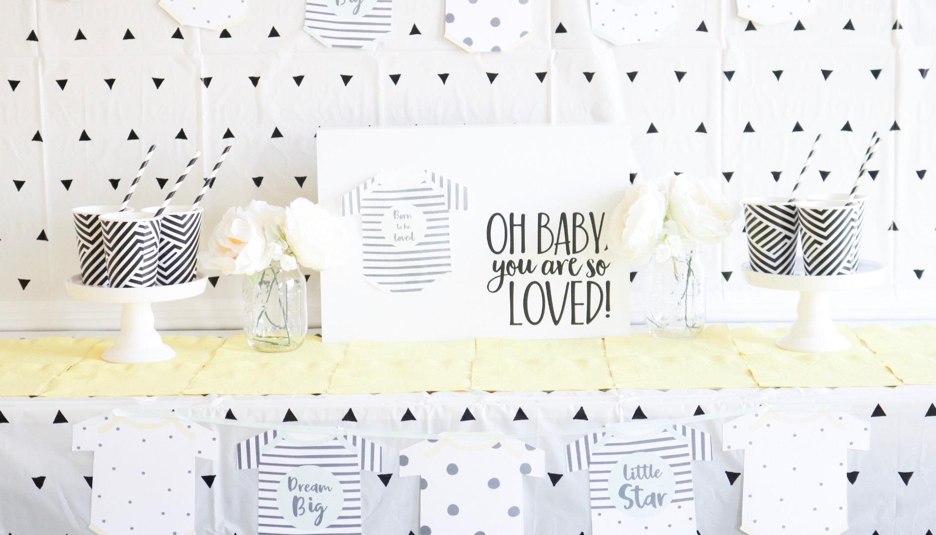 Born to be Loved Gender Neutral Baby Shower Ideas
