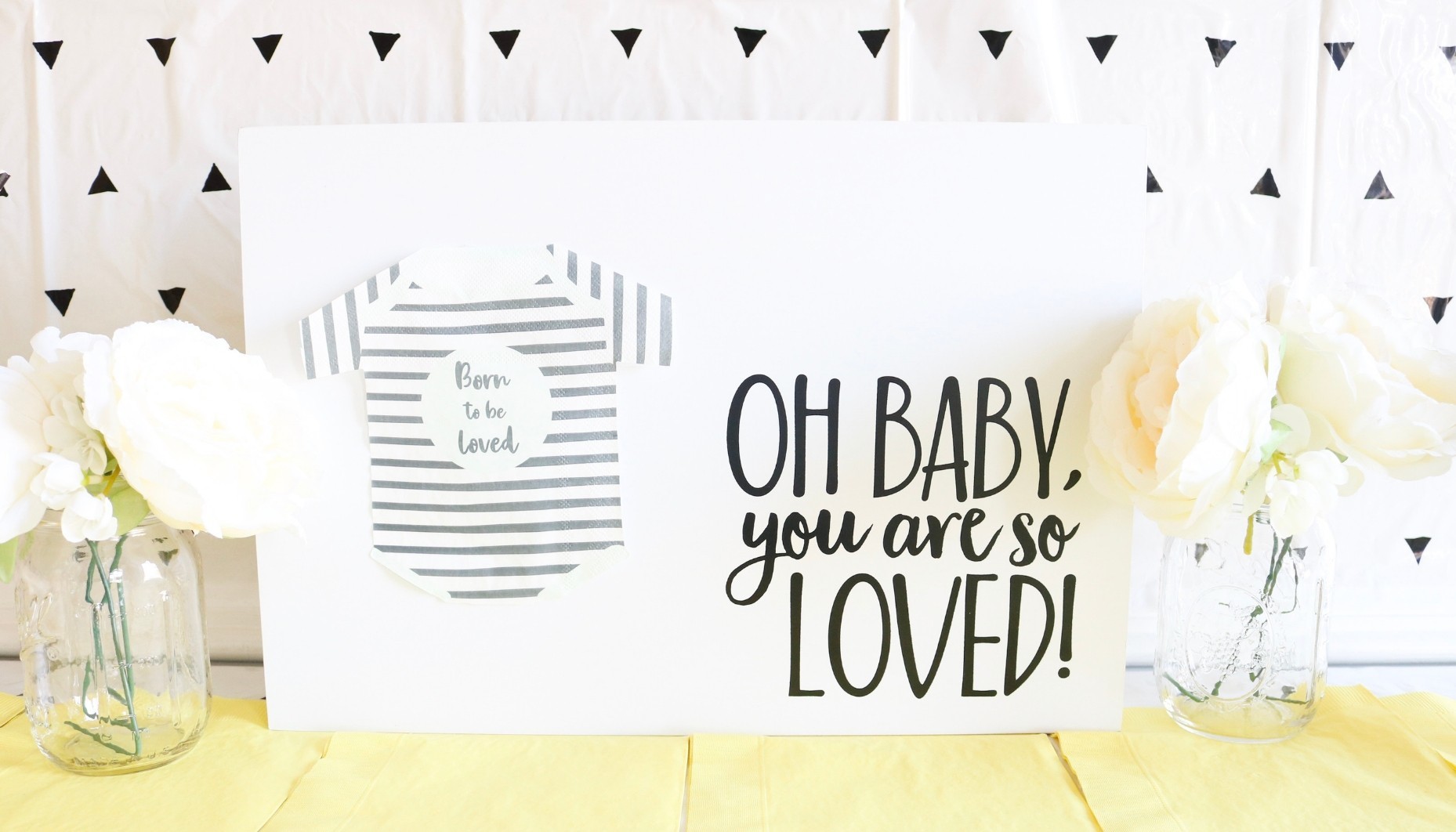 Born to be Loved Gender Neutral Baby Shower Ideas