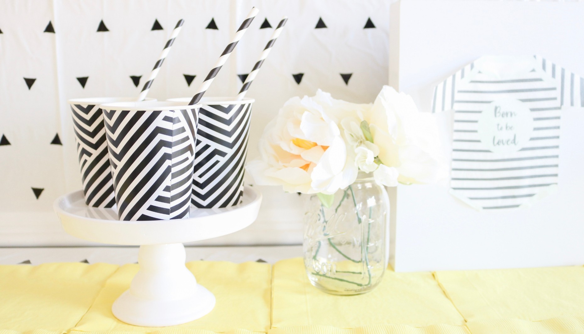 Born to be Loved Gender Neutral Baby Shower Ideas