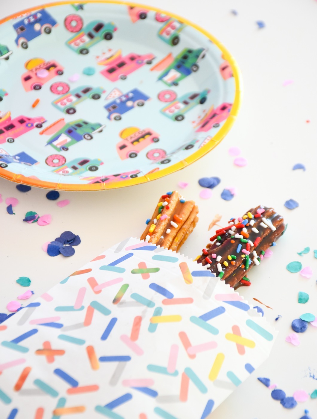 Food Truck Fiesta Churro Bar Party Ice Cream Taco Truck