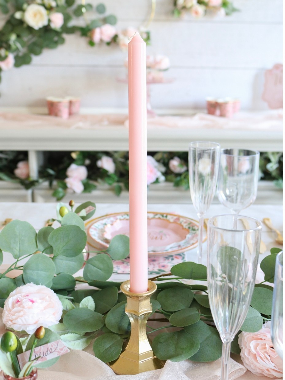 Rose Gold Spring Bridal Shower Ideas