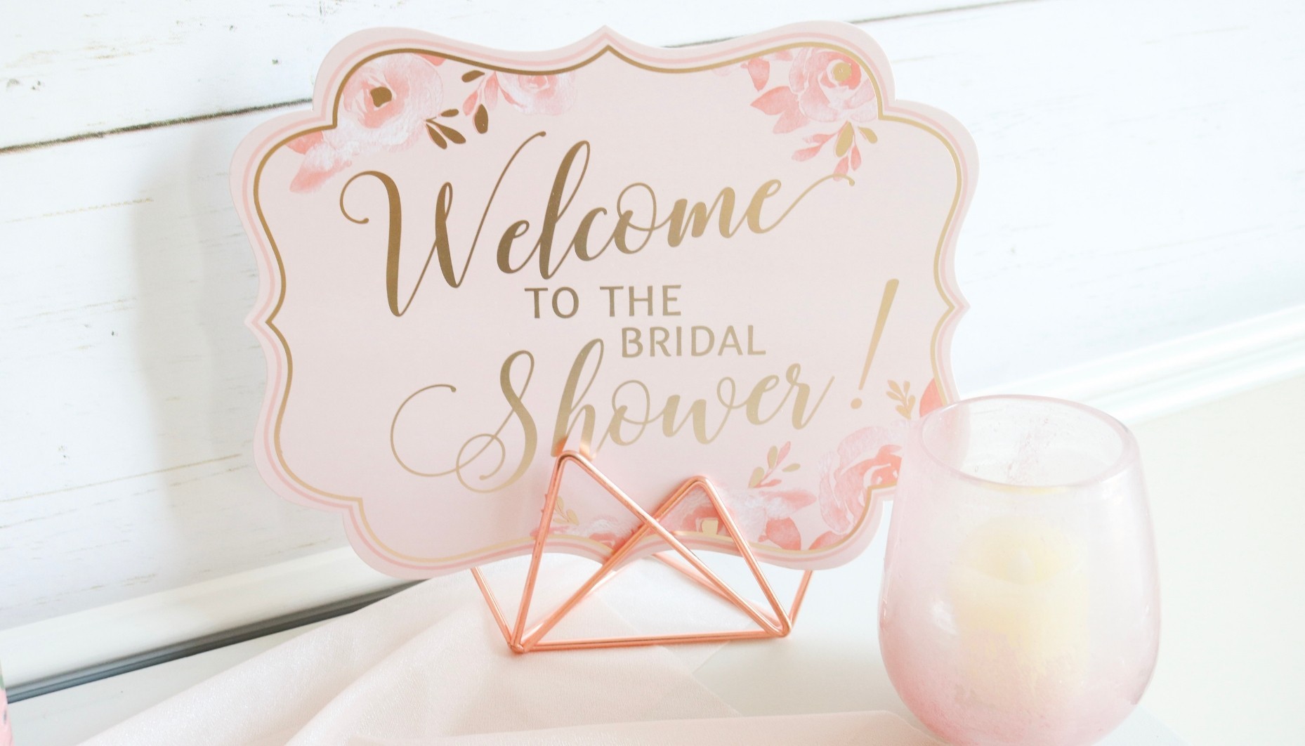 Rose Gold Spring Bridal Shower Ideas