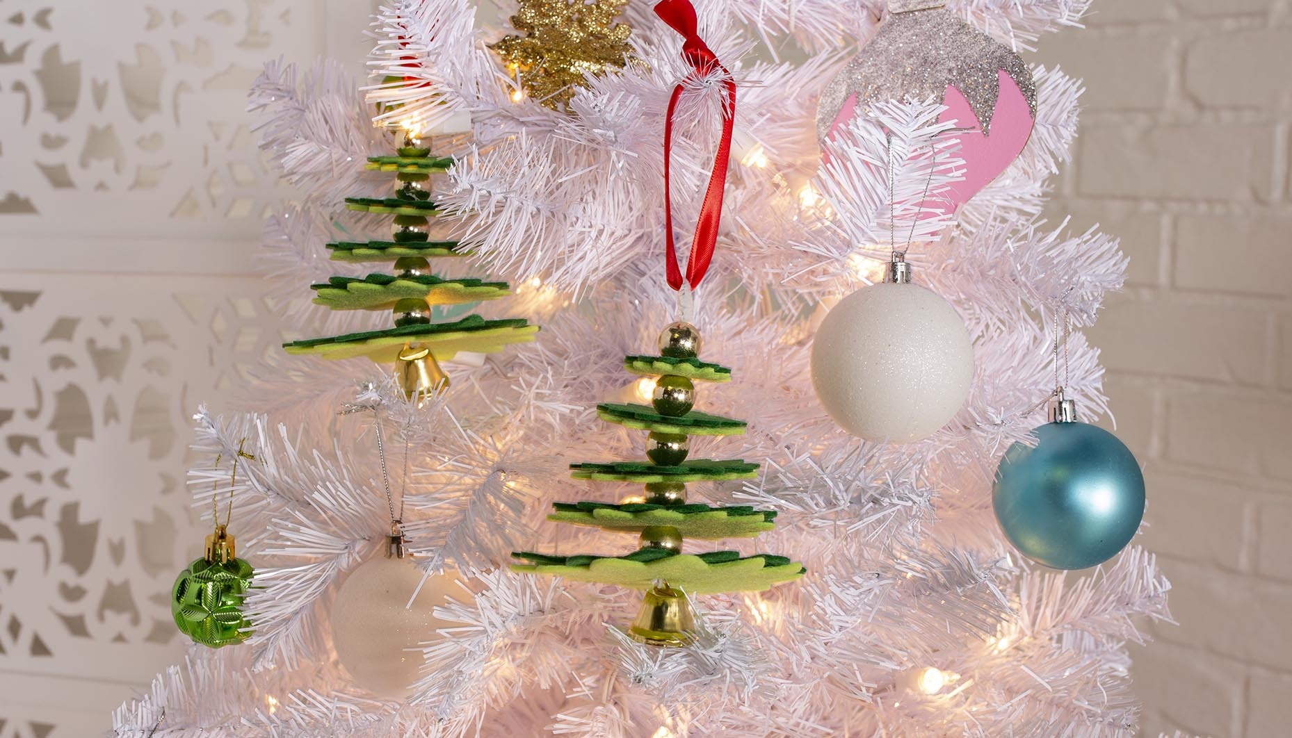 Flower Christmas Tree Ornament Craft Kits