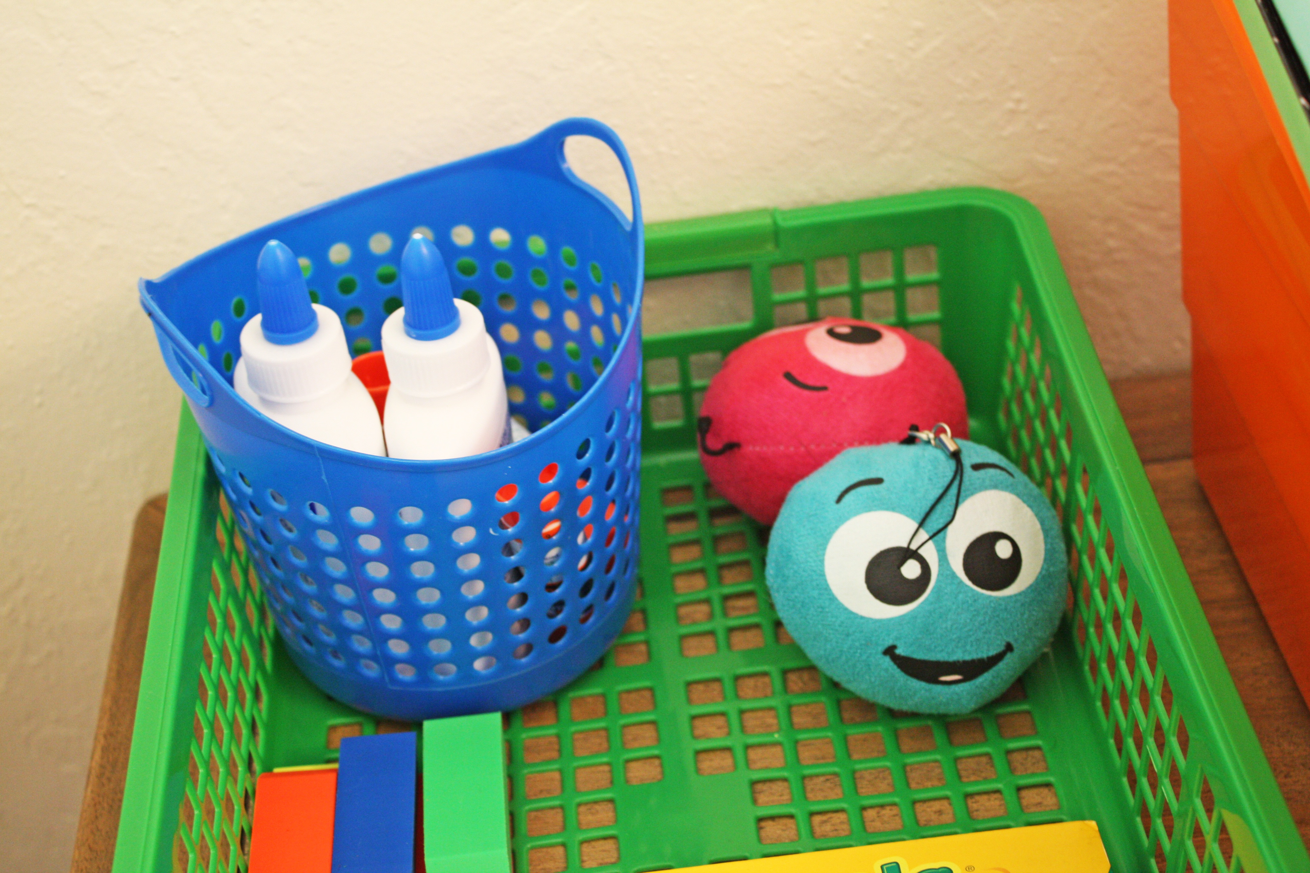 Classroom Storage Baskets with Handles