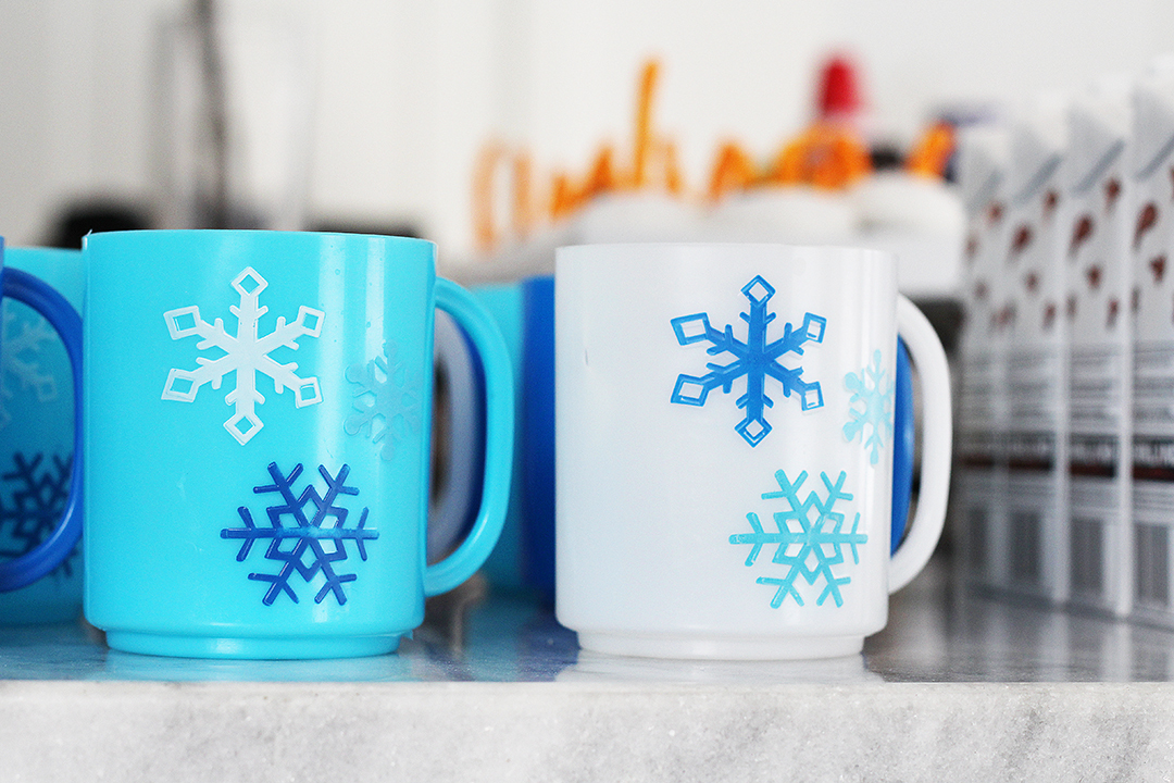 snowflake mugs