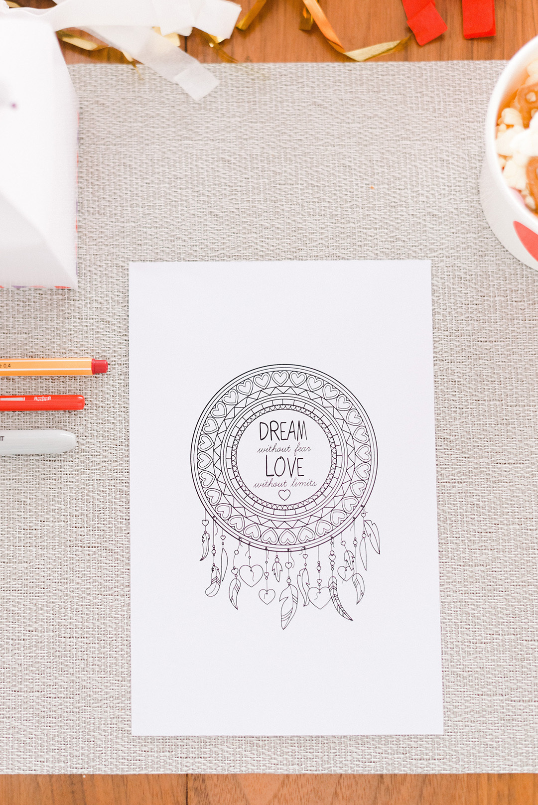 Girls Night In Coloring Party