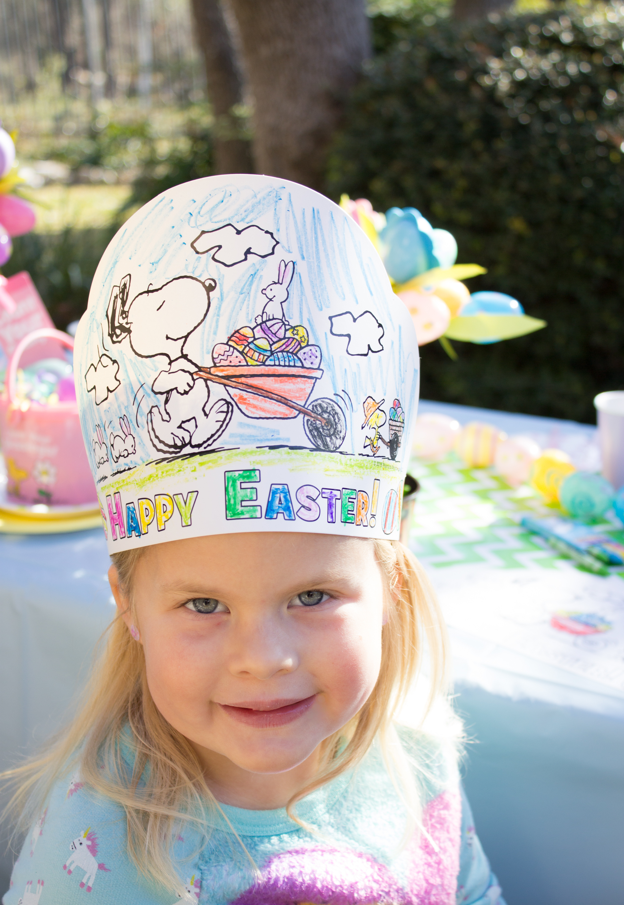 Peanuts Color Your Own Easter Party Crowns