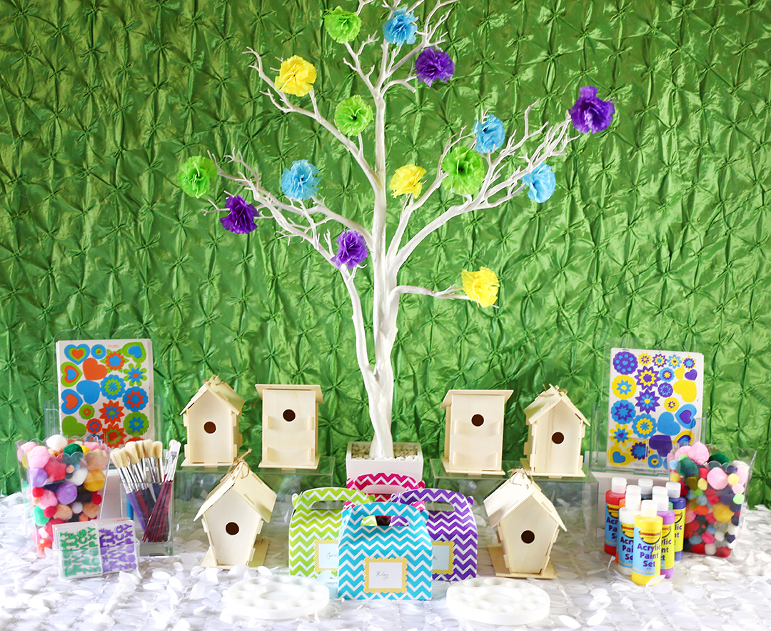 Birdhouse Craft Table