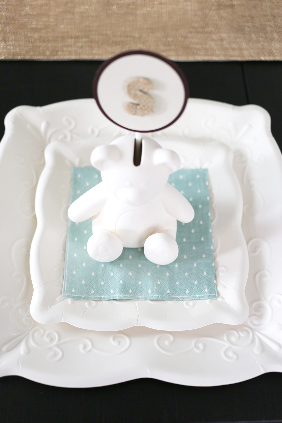 Let It Rain Baby Shower Plates and Napkins