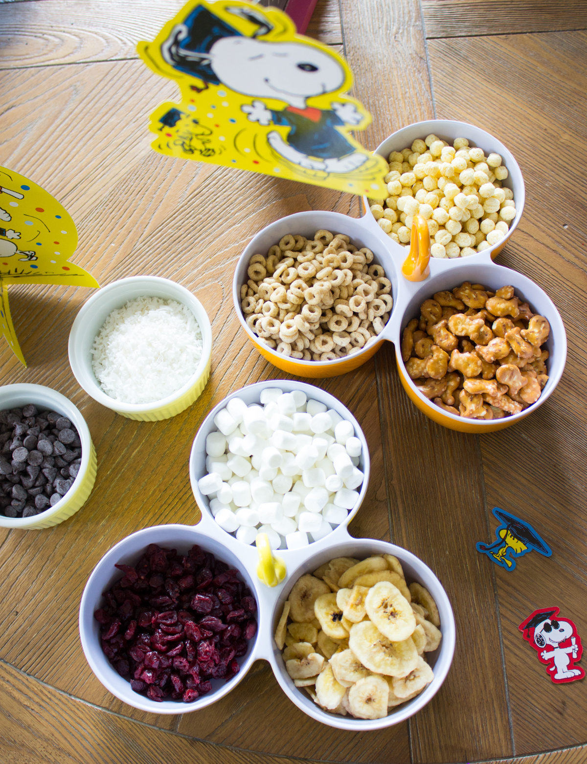 Make your own snack mix ingredients