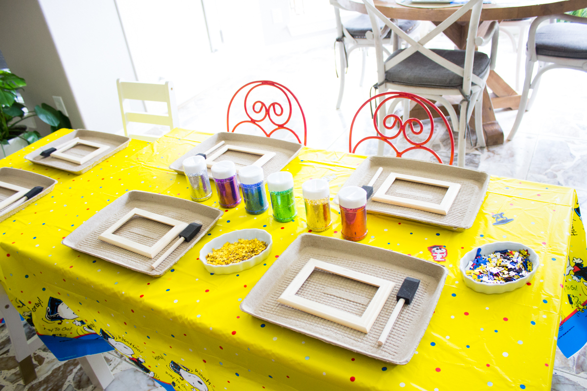 Kids craft table
