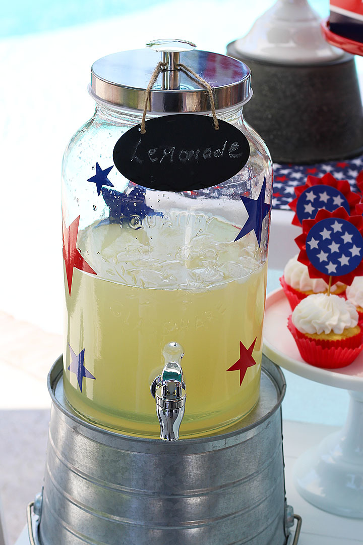 Patriotic Beverage Dispenser