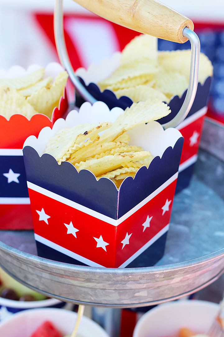 Patriotic Popcorn Boxes