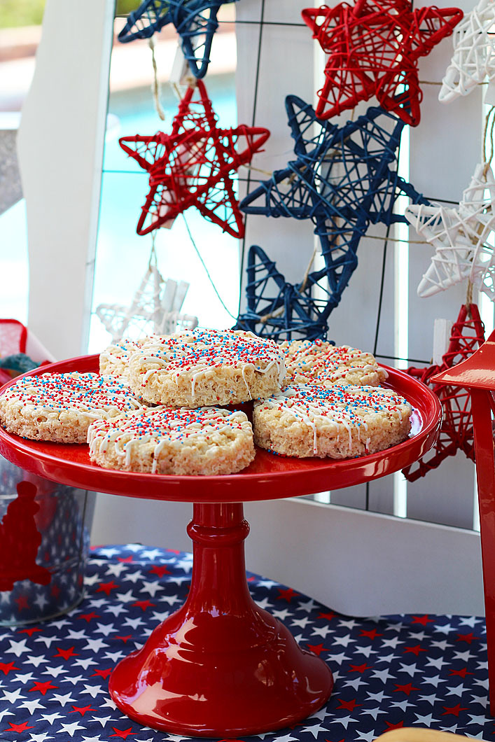 Patriotic Cereal Treats
