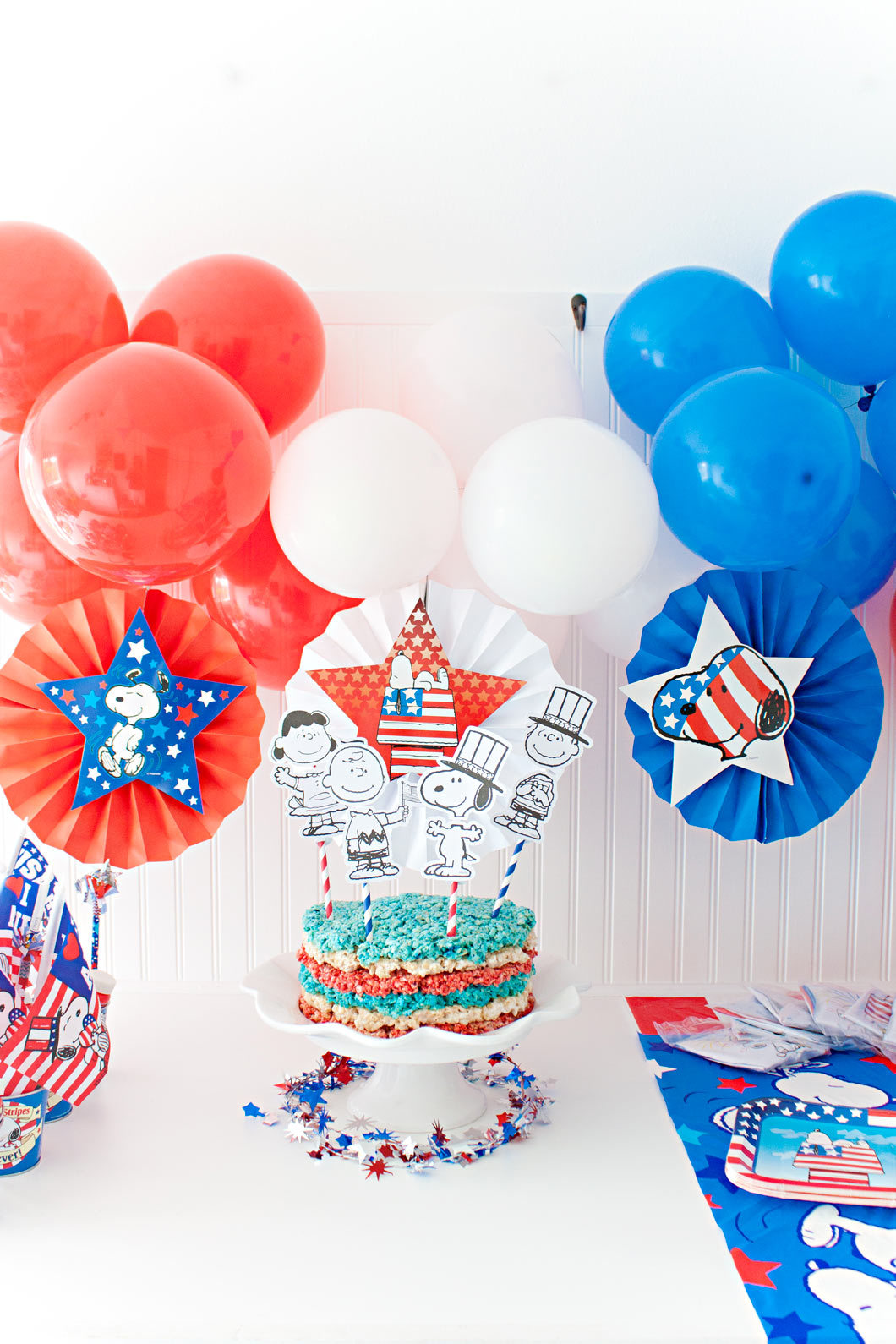 Peanuts Patriotic Party