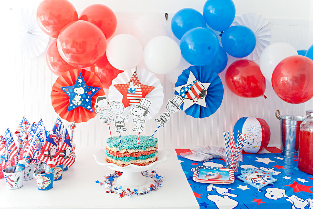 Peanuts Patriotic Party