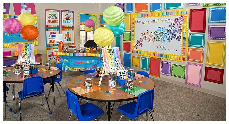 Paint Chip Classroom Decor 