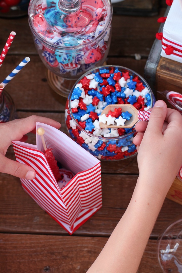 4th of July Popcorn Party Treat Bags