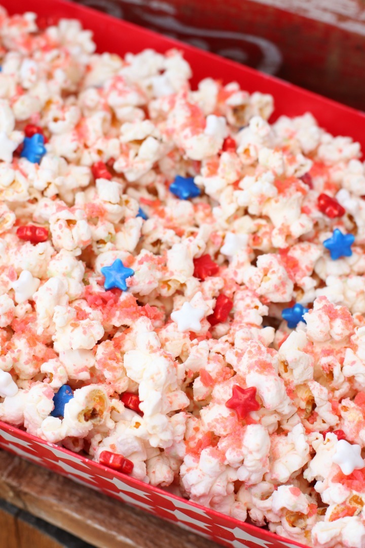 4th of July Popcorn Party Firecracker Popcorn