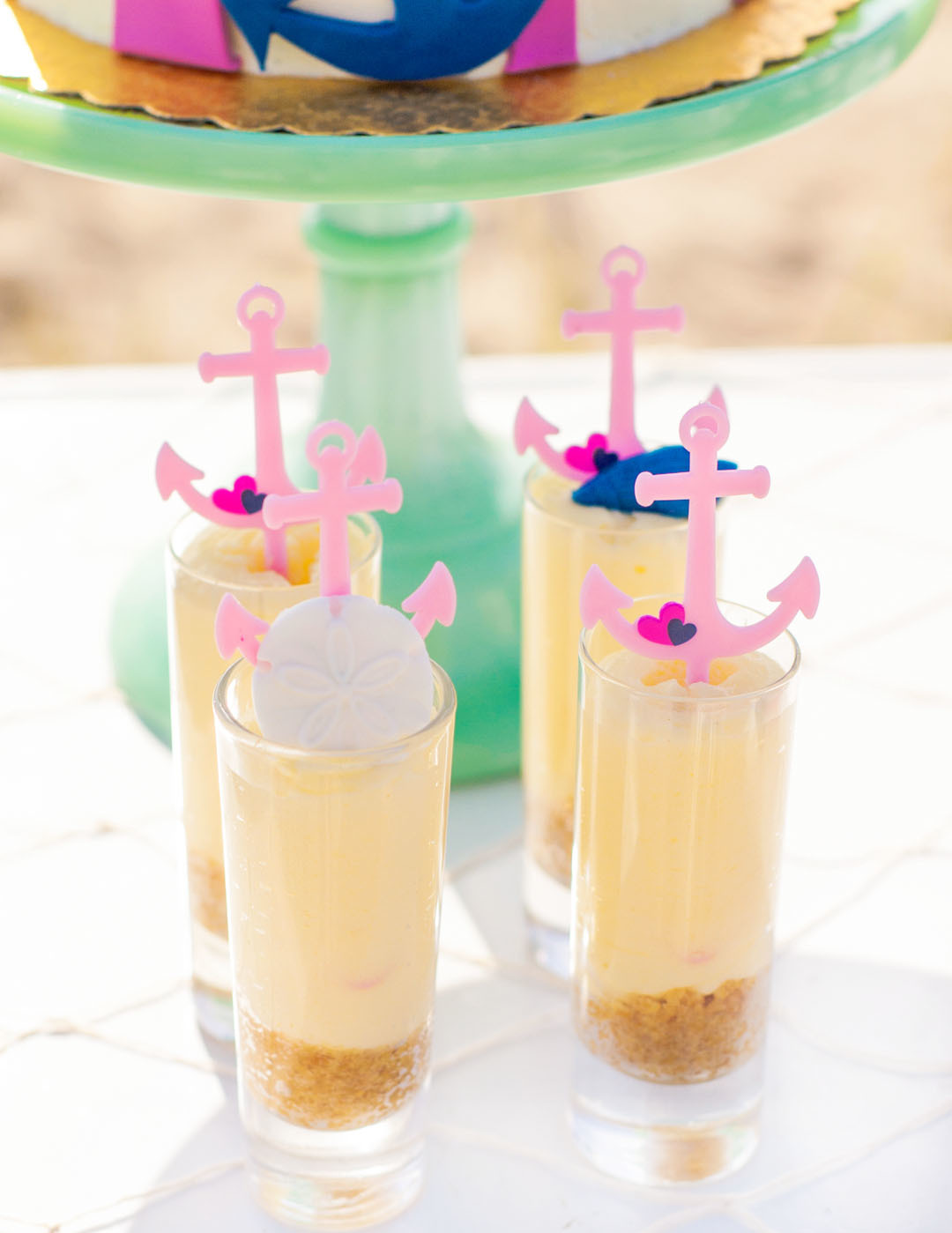 Throw a festive Girls Nautical Birthday Party featuring shades of Pink, Navy, and Mint with Oriental Trading.