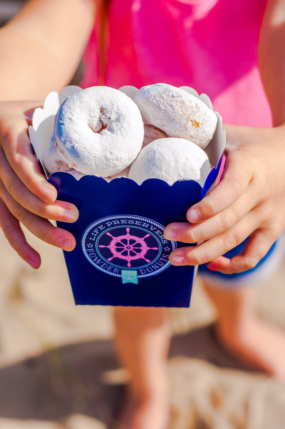 Throw a Girls Nautical Birthday Party featuring shades of Pink, Navy, and Mint with Oriental Trading.