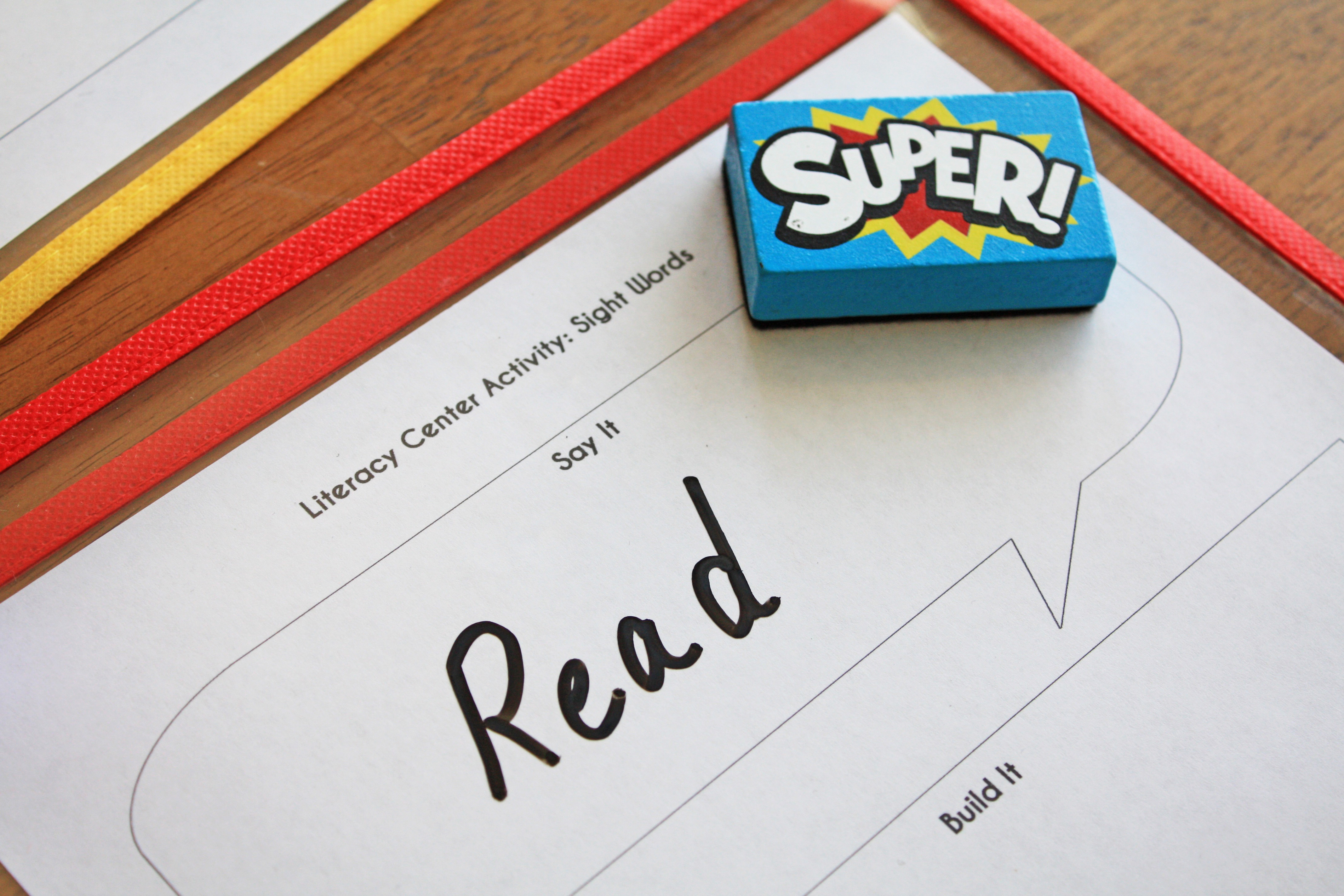 Literacy Center Activity