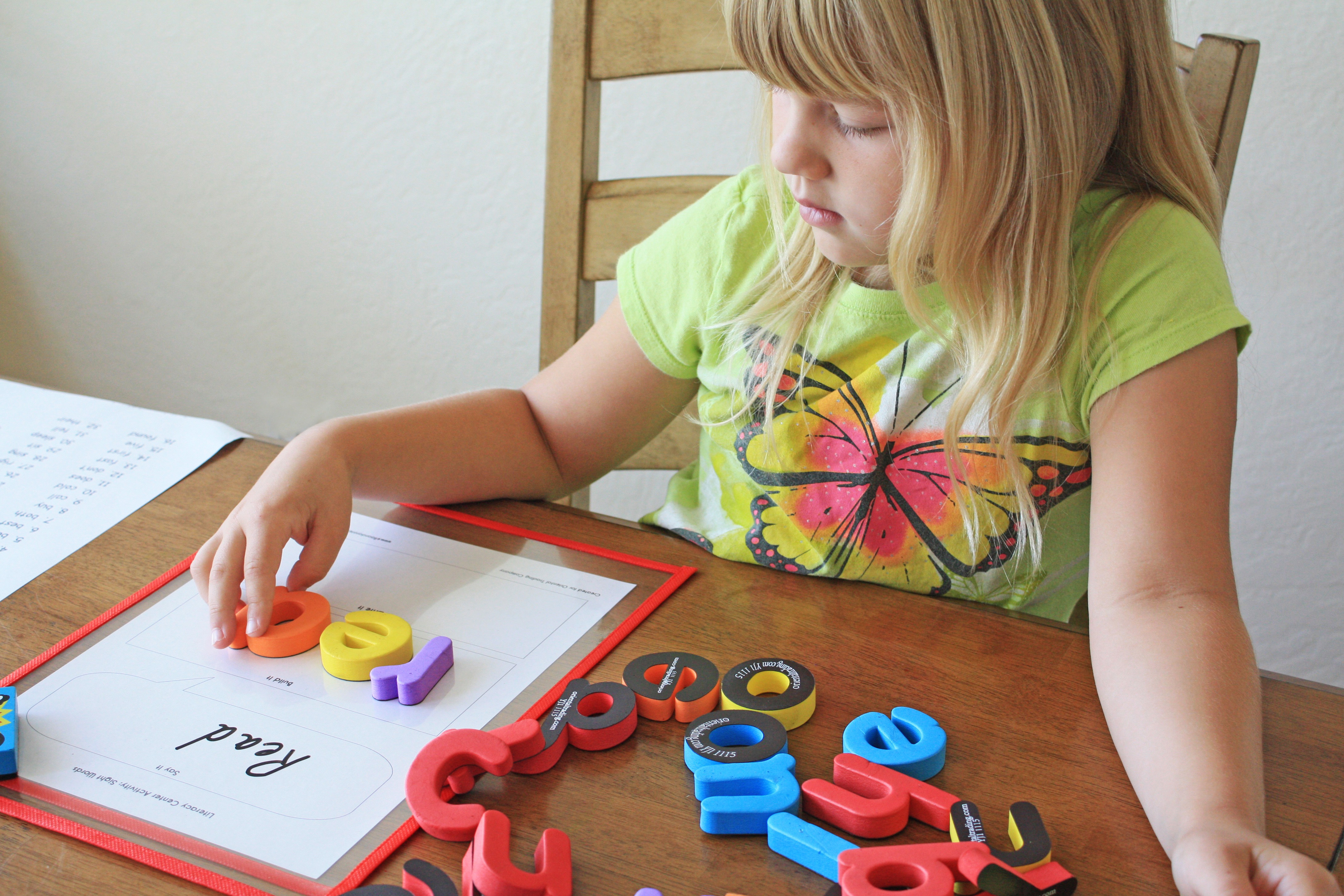 Literacy Center Activities