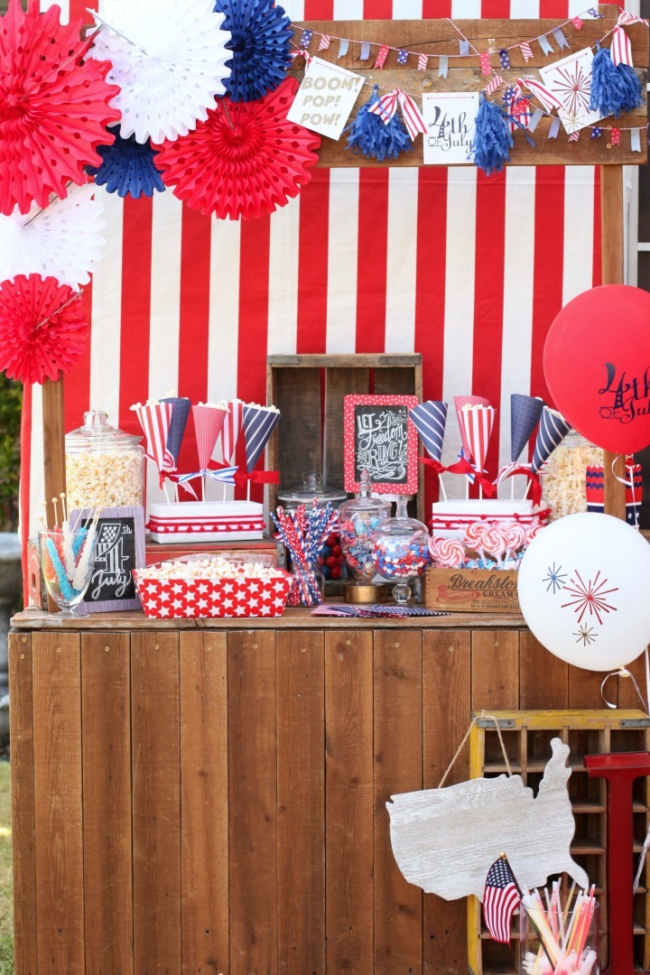 Pop, Boom, Pow 4th of July Popcorn Party