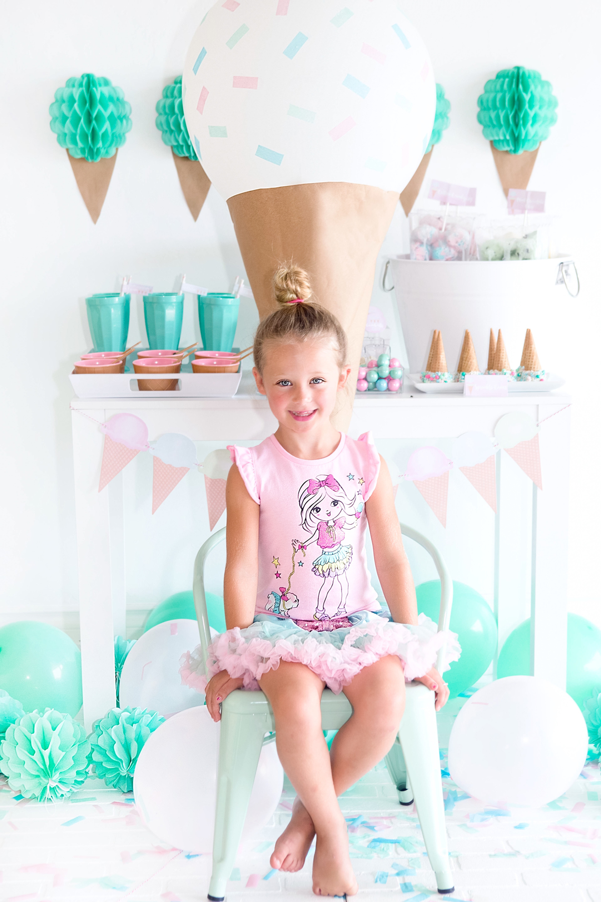 DIY Ice Cream Cone Balloon