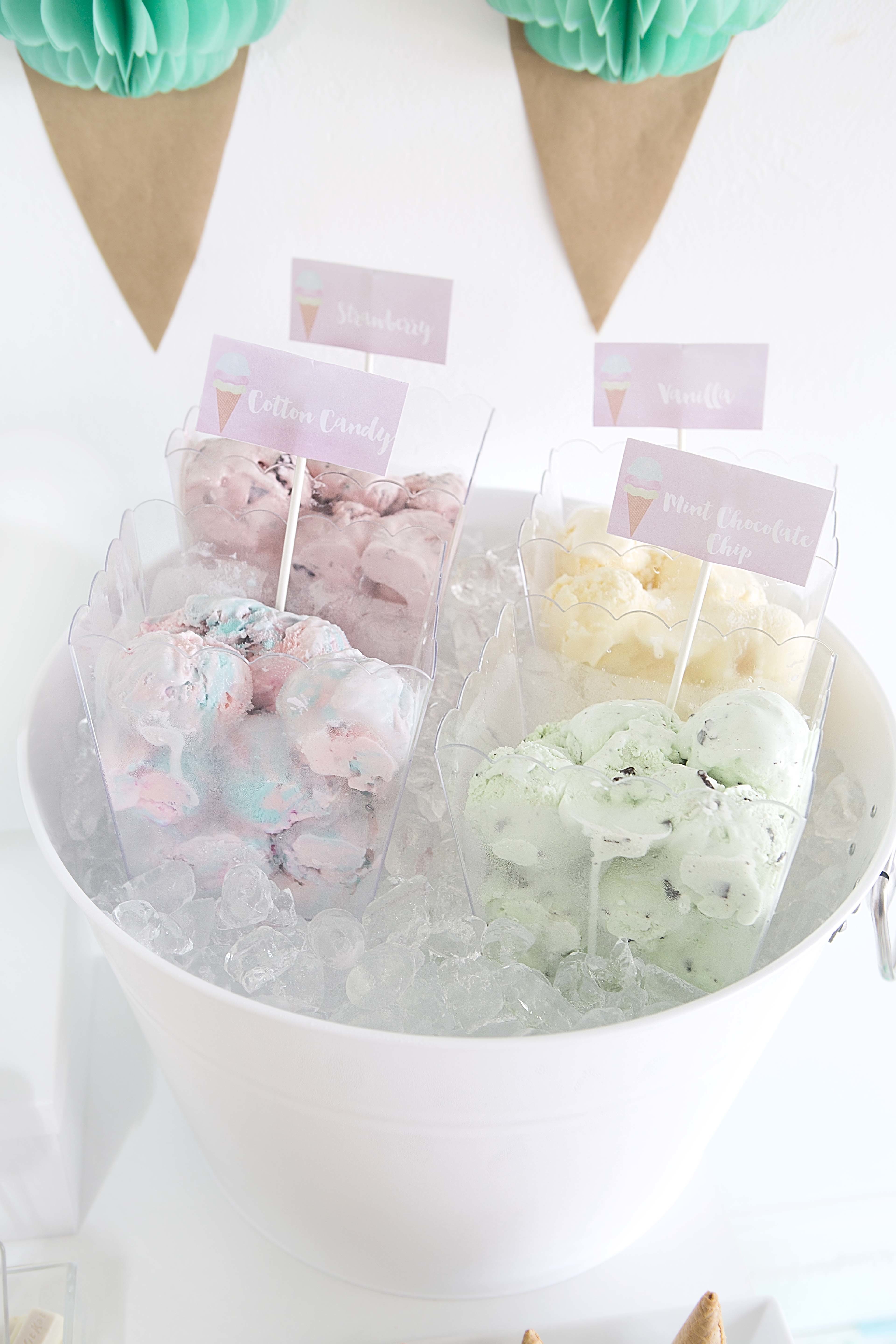 Ice Cream In Ice Ice cream party