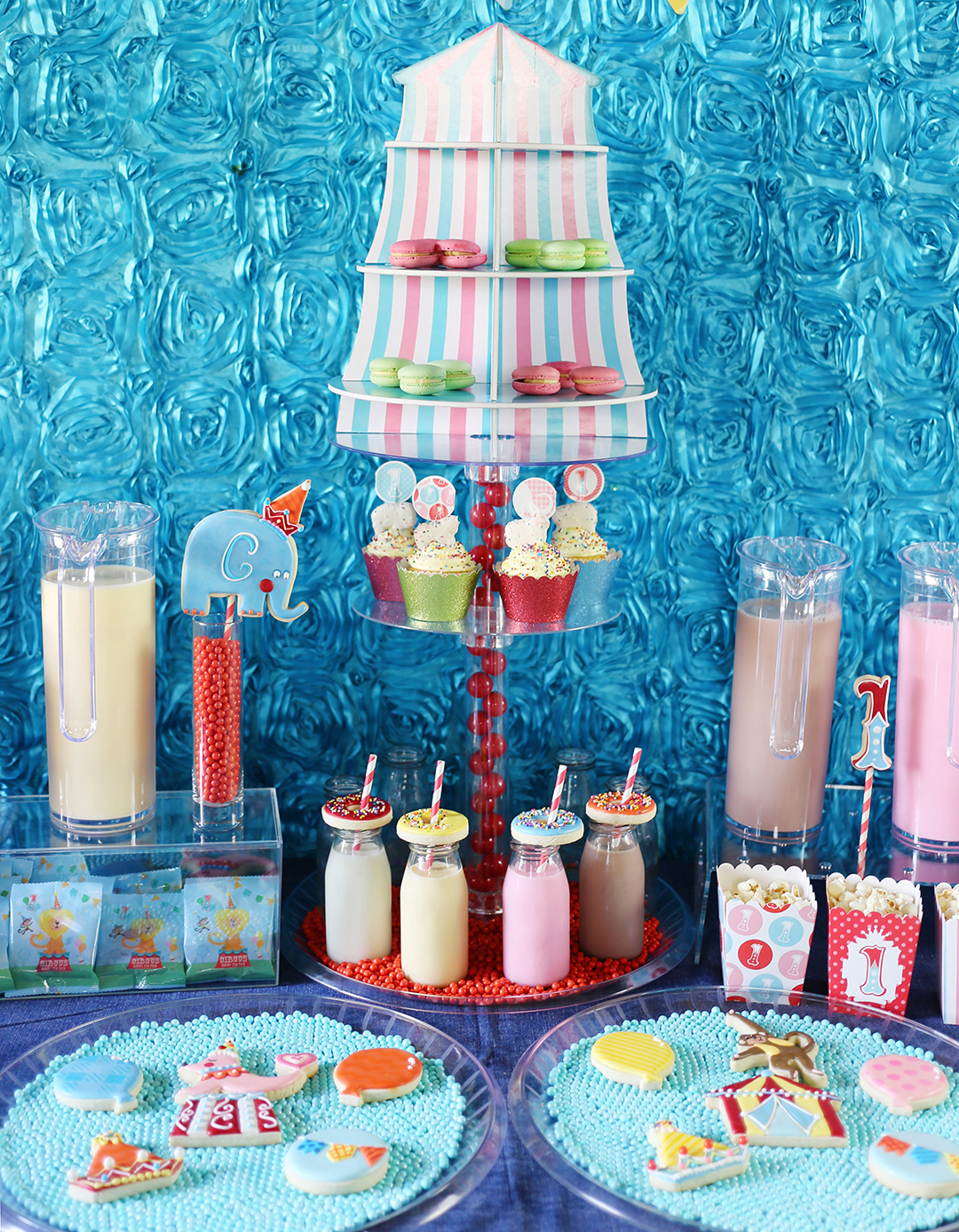 Beach Milk & Cookie Bar Summer Party Ideas, Photo 1 of 19