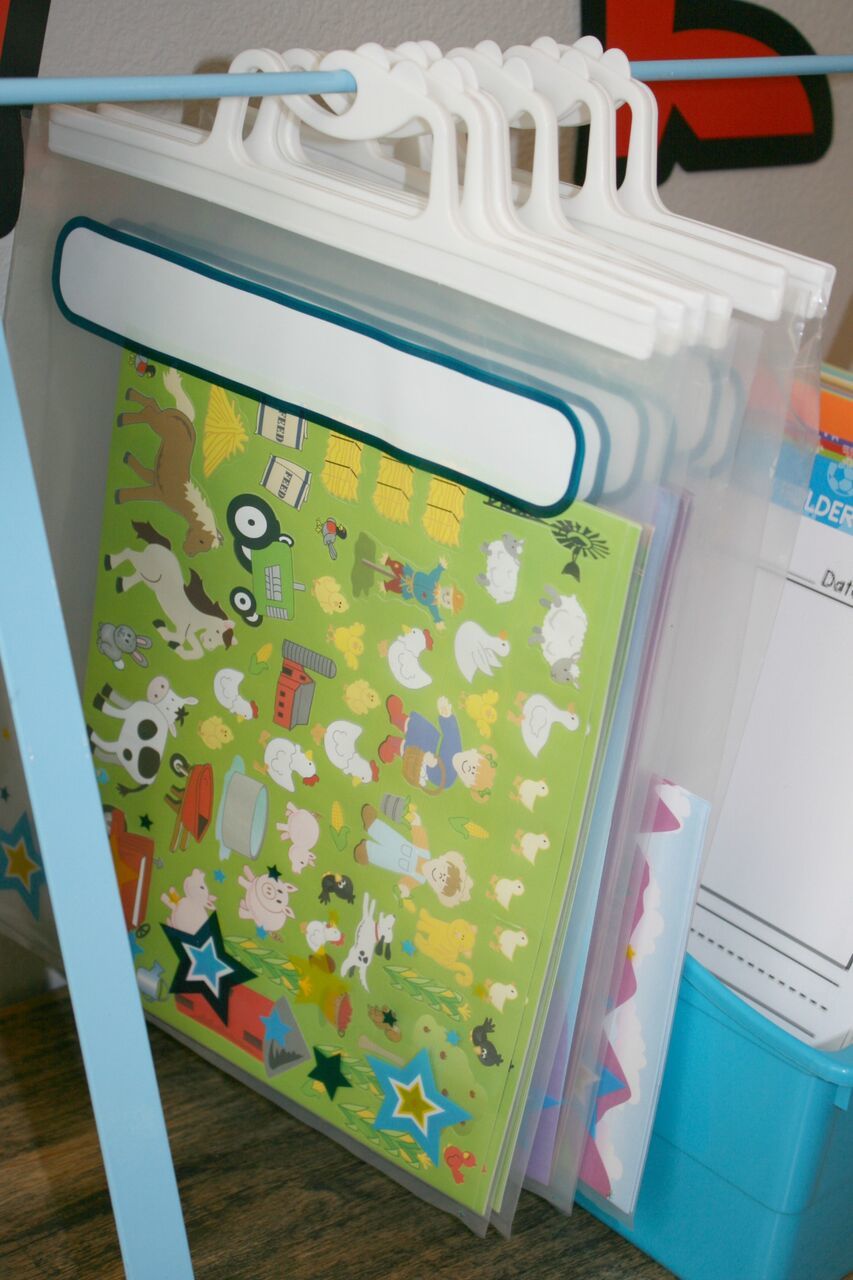 Sticker Scenes in Storage Bags