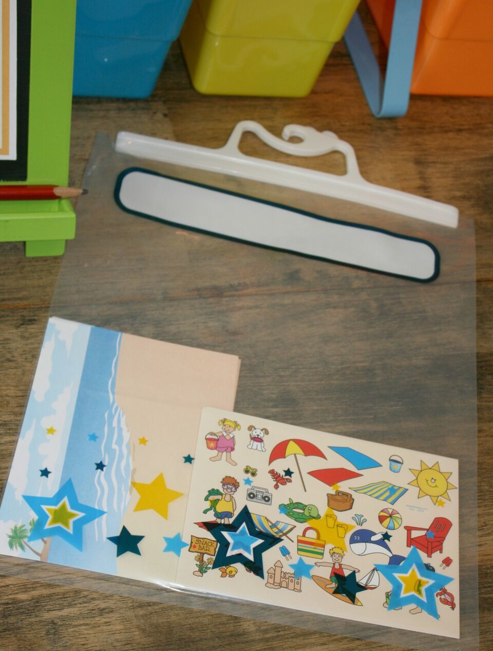 Sticker Scenes and Storage Bag