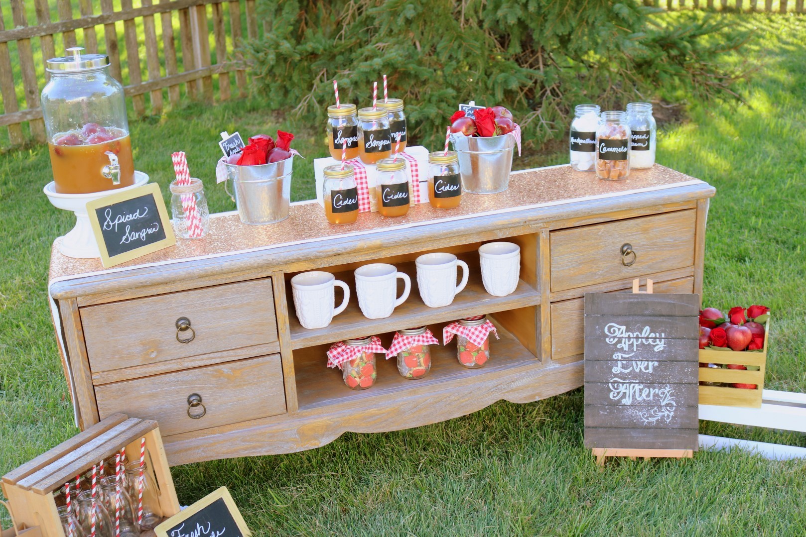 DIY Apple Cider Bar