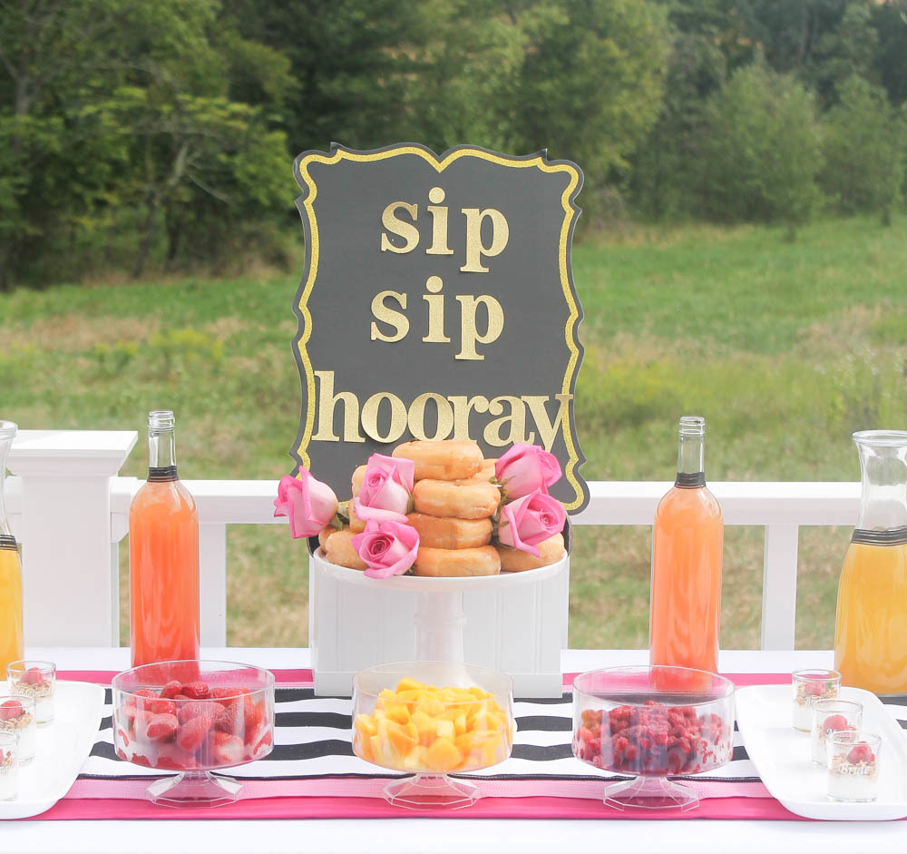 Bridal Prep Mimosa Bar