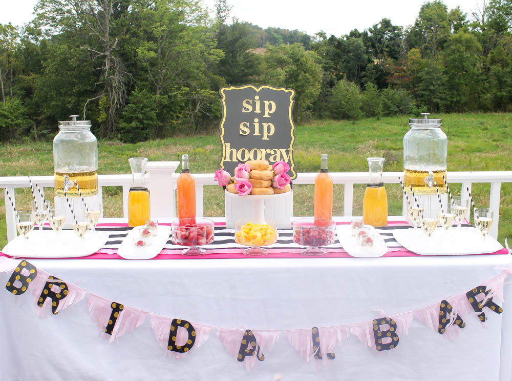Bridal Prep Mimosa Bar