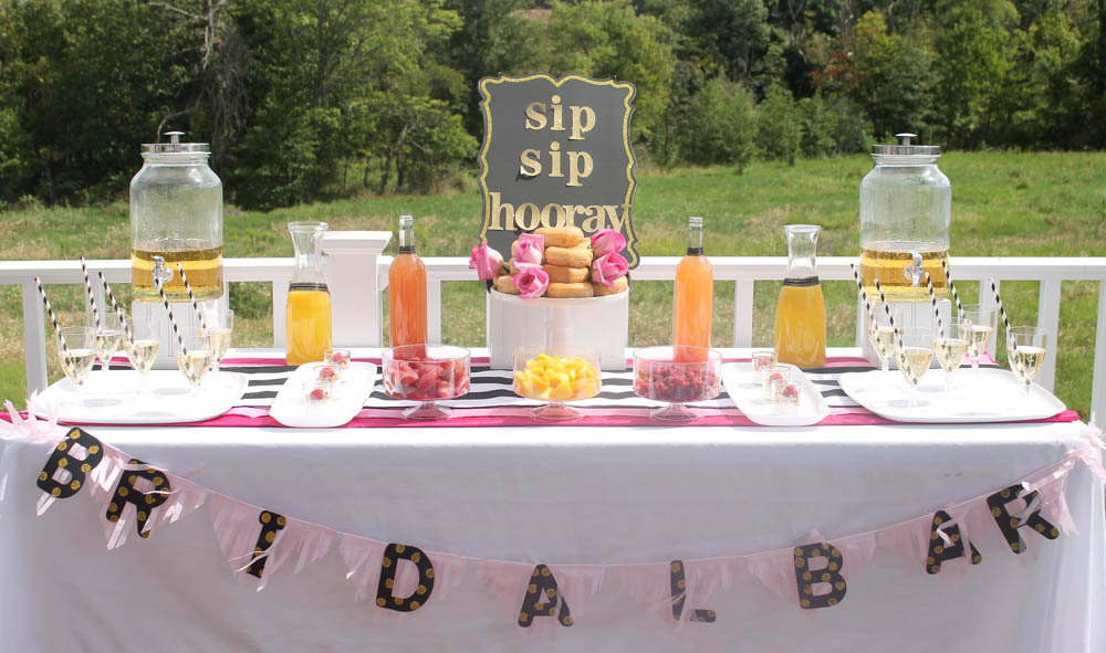 Bridal Party Wedding Day Prep Mimosa Bar Fun365