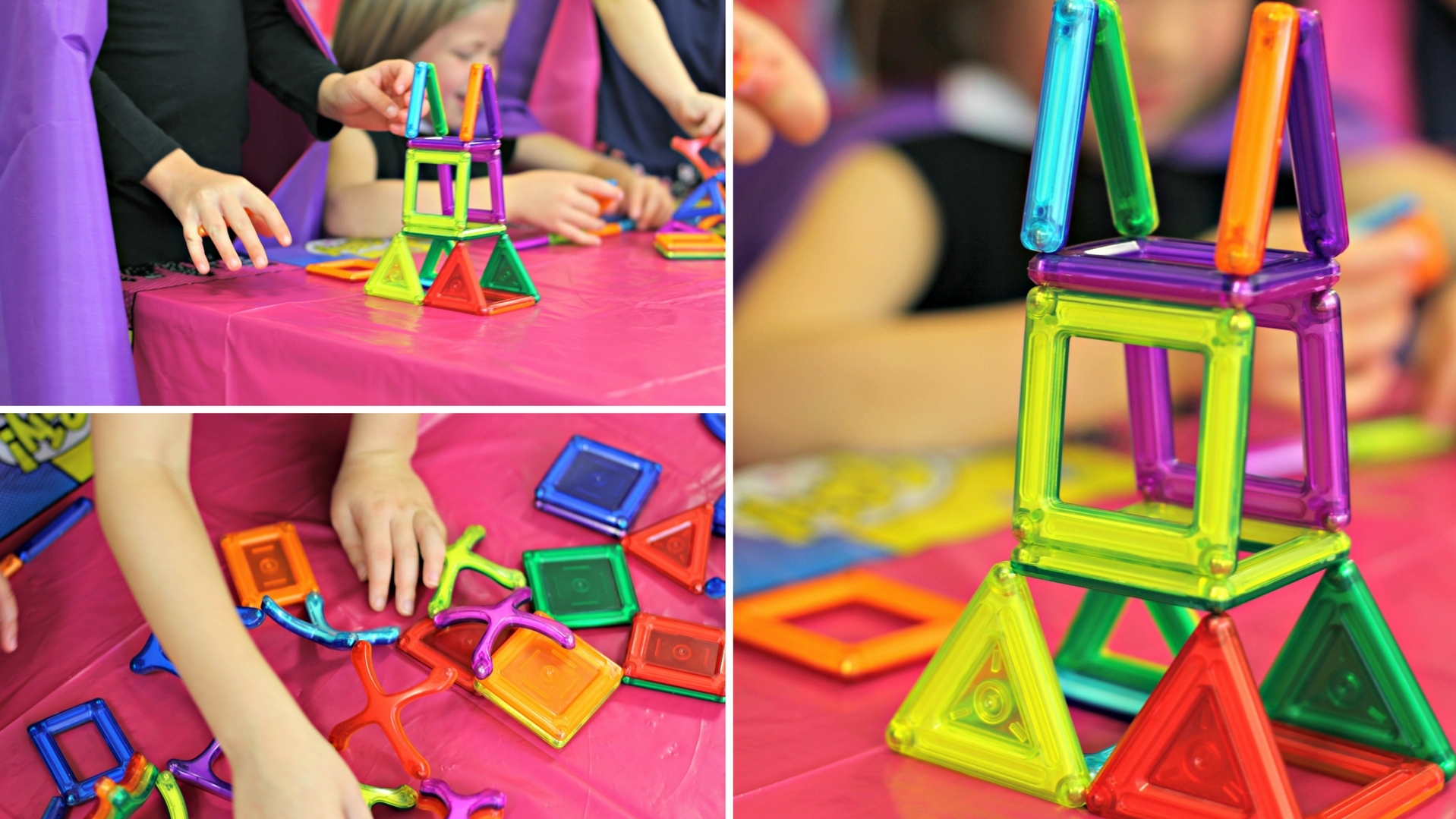 constructing structures with guidecraft powerclix Allow your students to use magnetic manipulatives to construct objects!