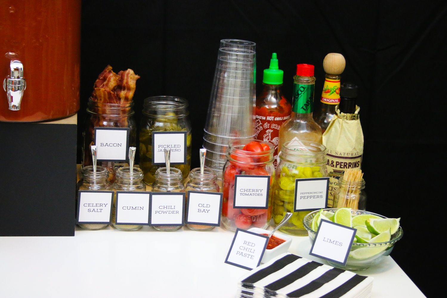 Bloody Mary Bar - Day After Wedding Brunch