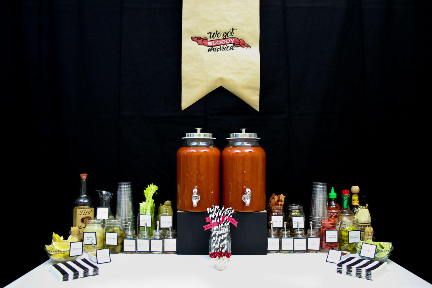 Bloody Mary Bar - Day After Wedding Brunch