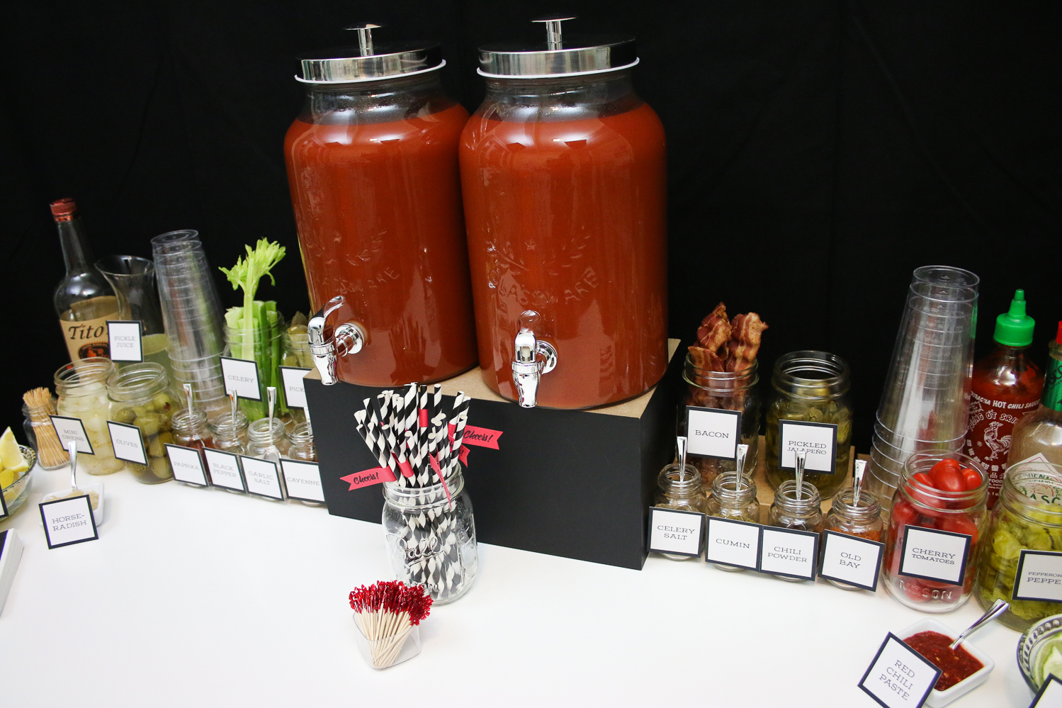 Bloody Mary Bar - Day After Wedding Brunch