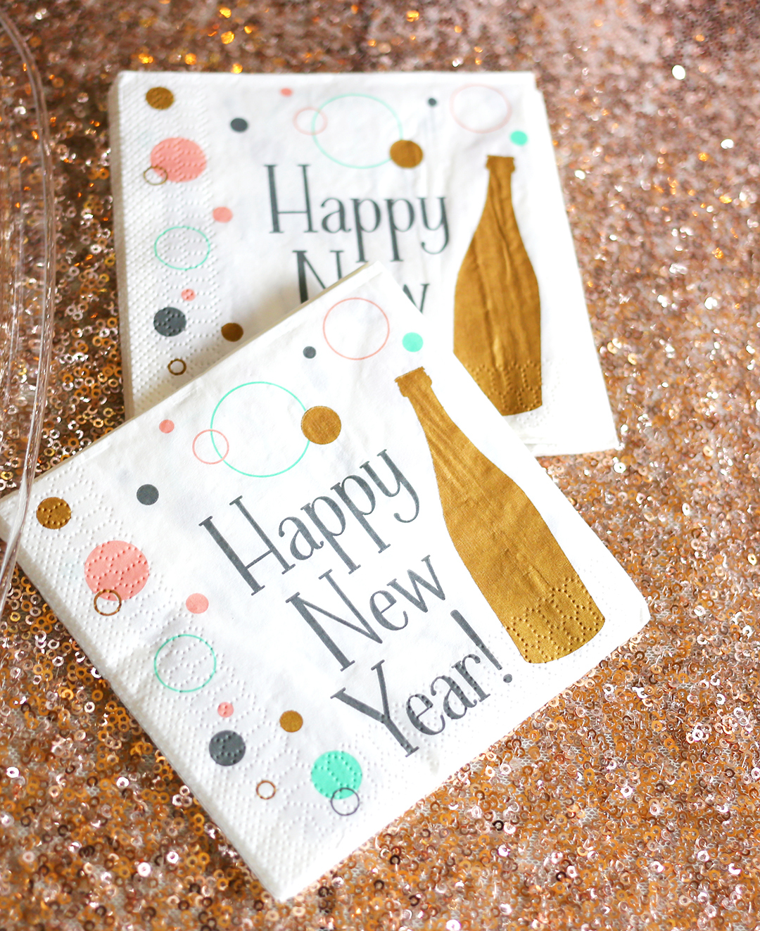 Bubble & Bright Beverage Napkins