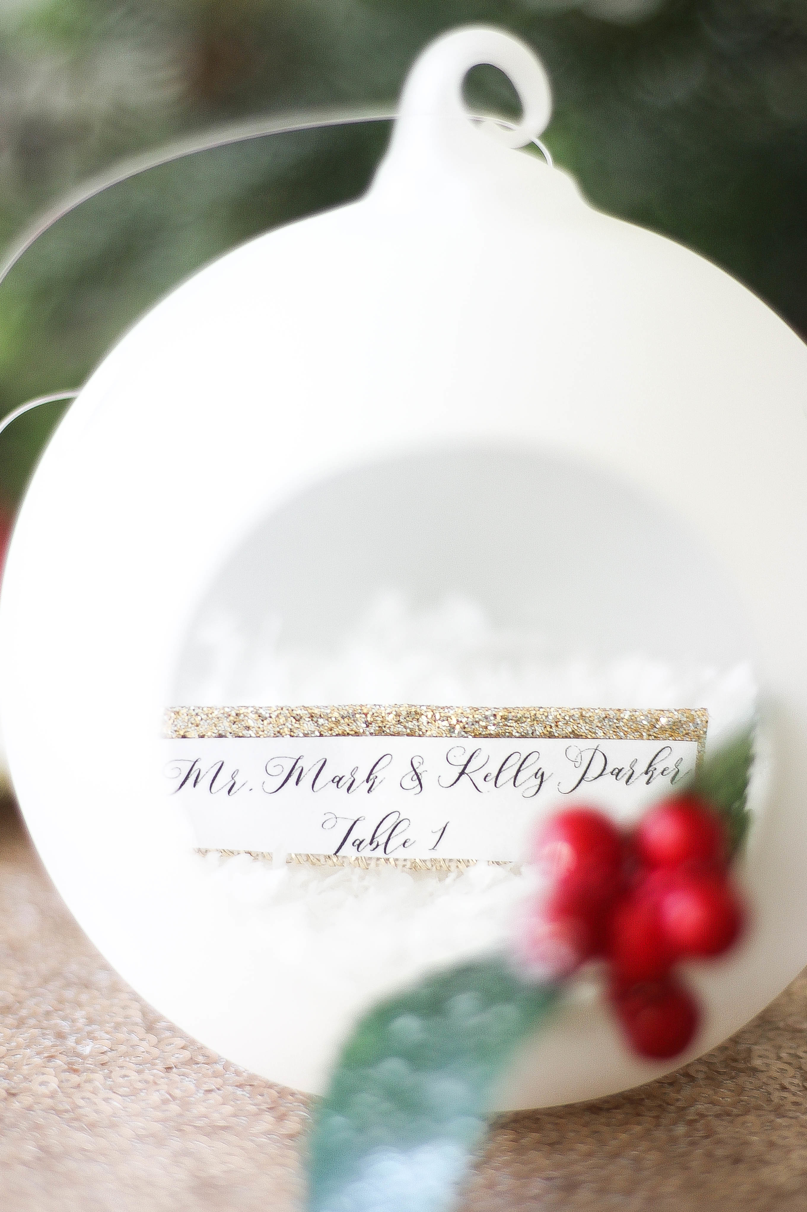 Crimson Christmas Wedding