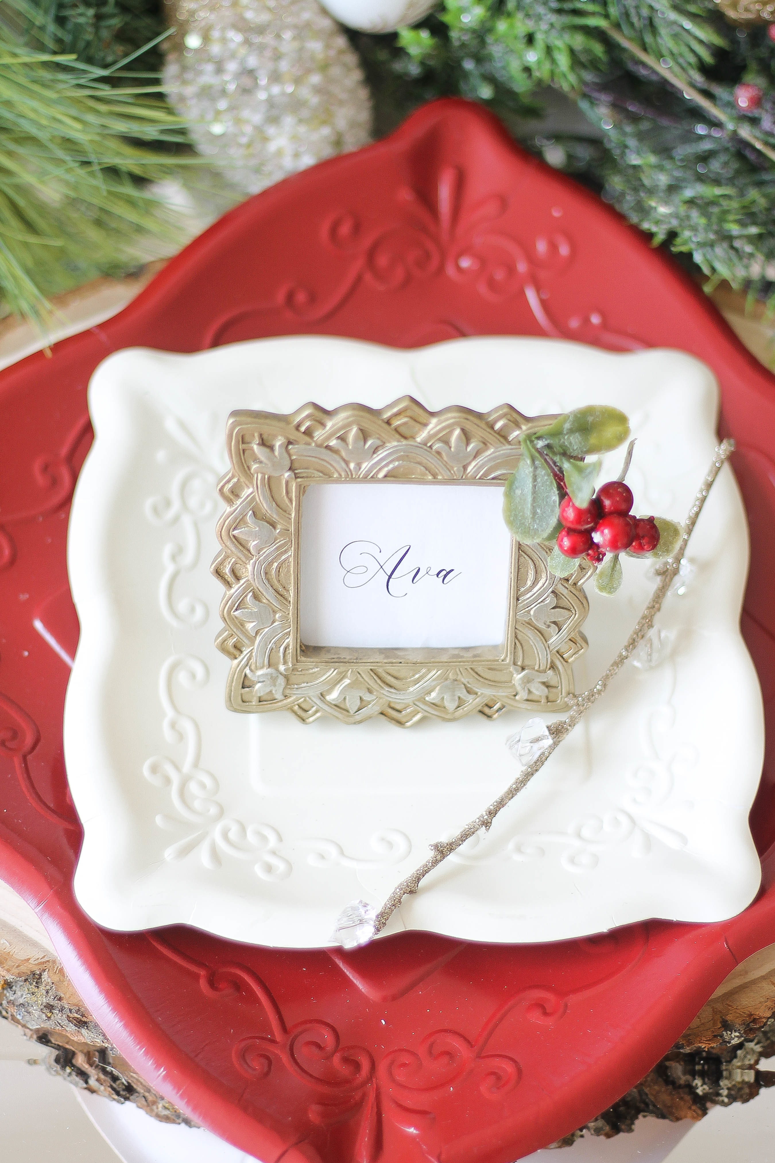 Crimson Christmas Wedding