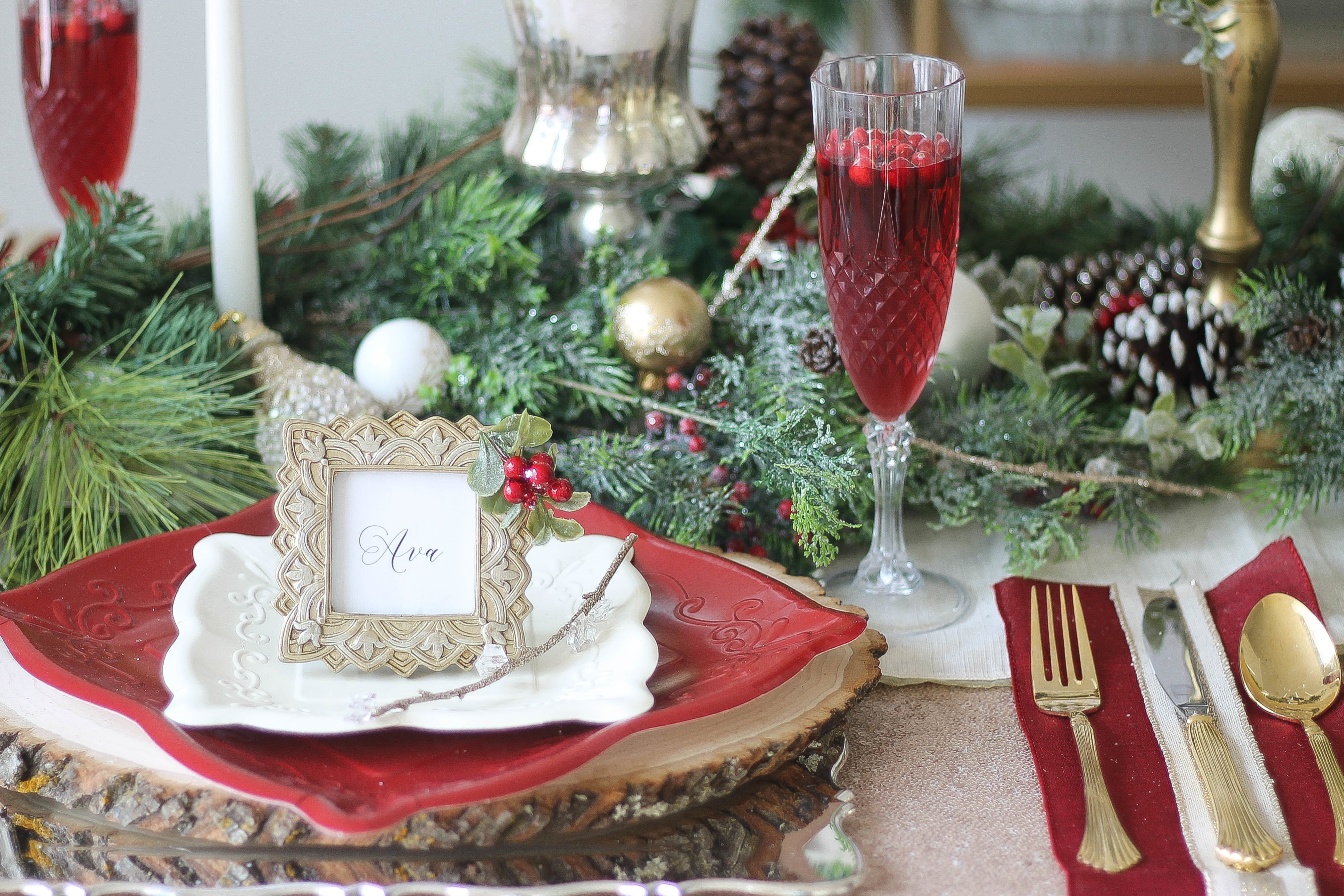 Crimson Christmas Wedding
