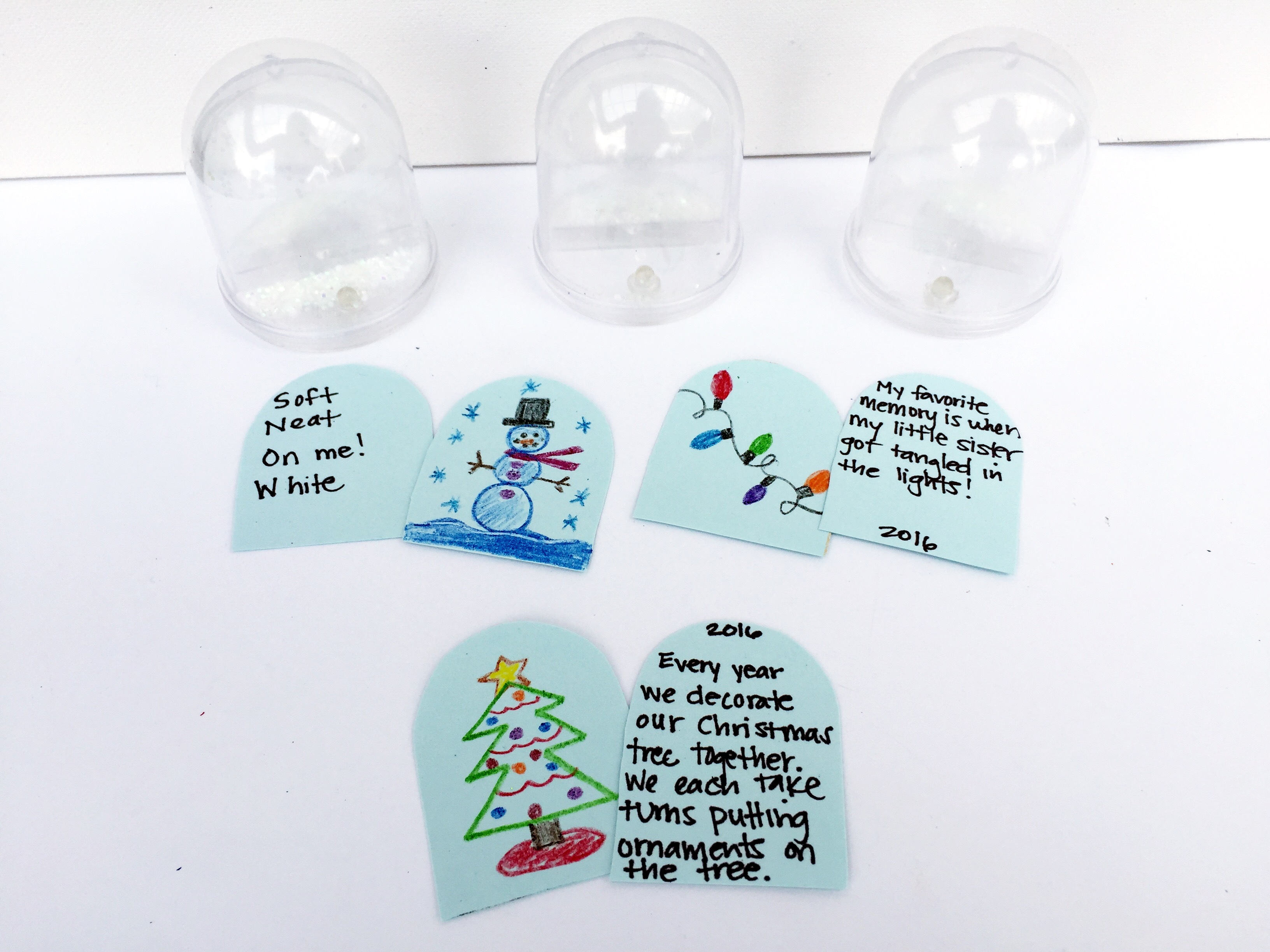 snow globe craft